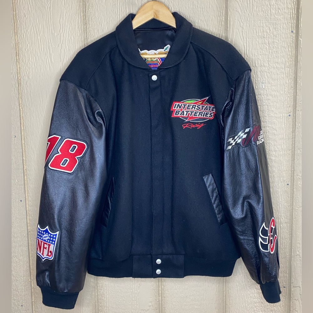 Veste En Cuir Vintage Jeff Hamilton Road Runner - Taille M - Années 90 - Made In USA
